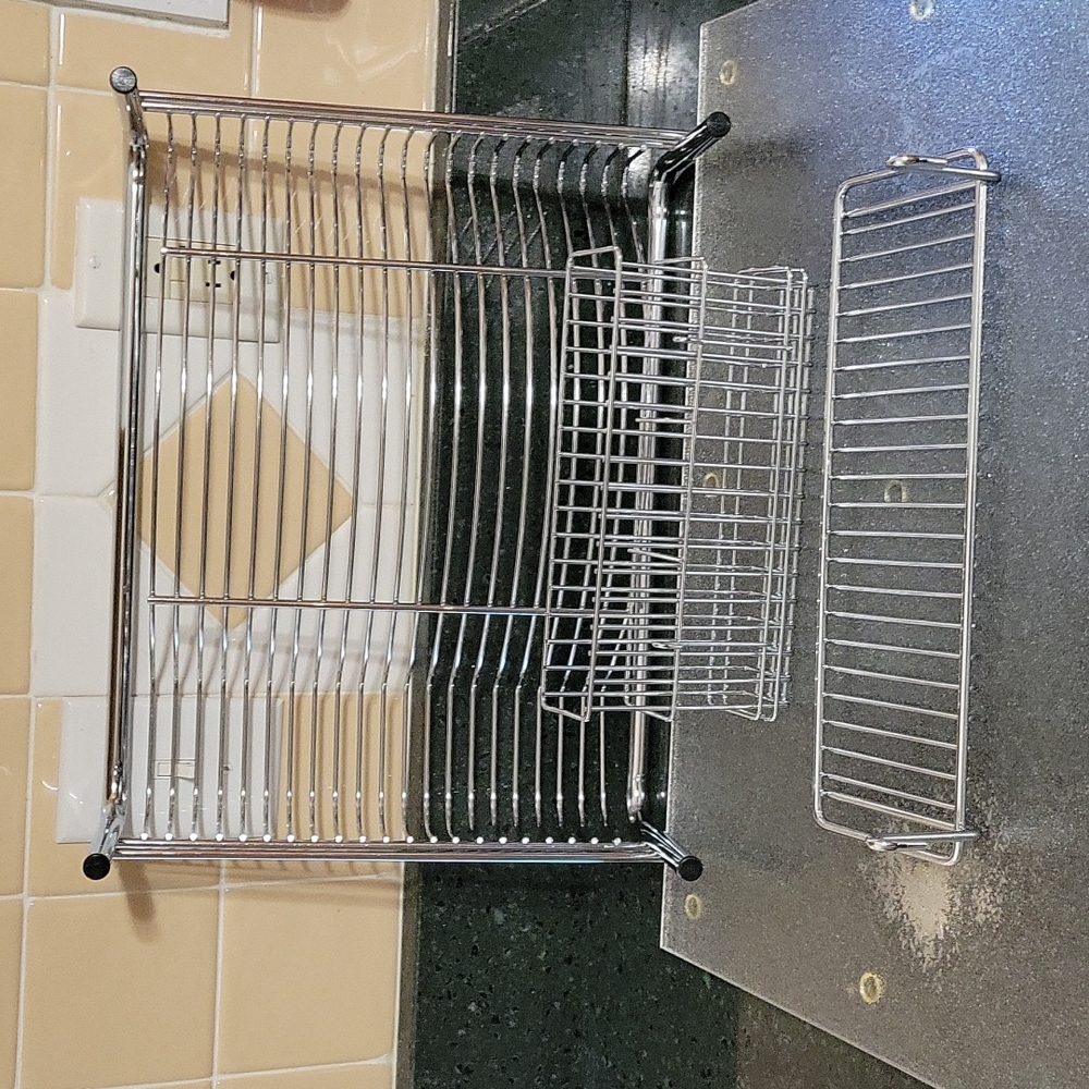 Three Piece Dish Rack Set - Picture 3 of 14